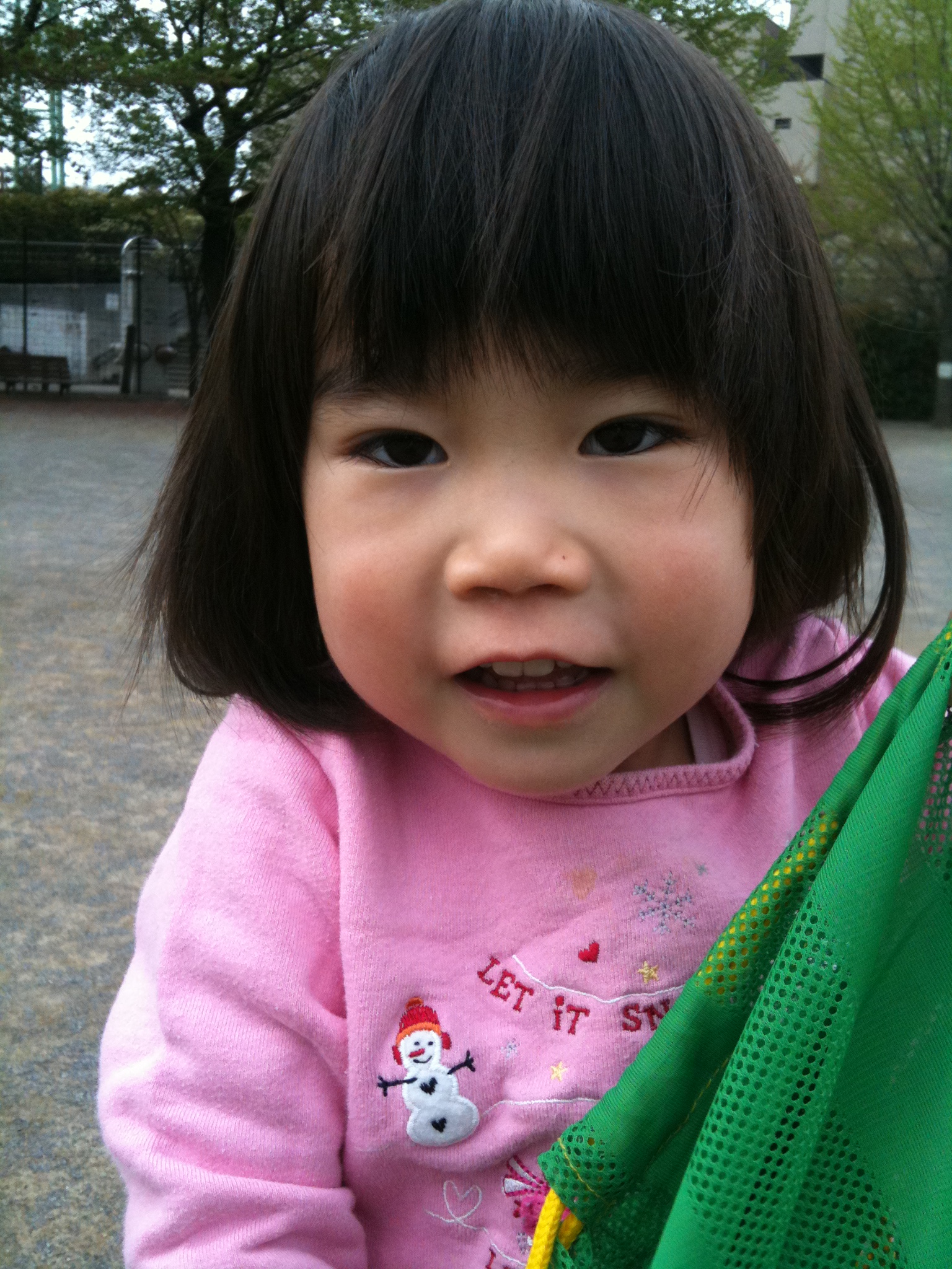 ハルも一緒に登園