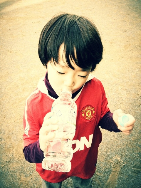 自転車の練習した