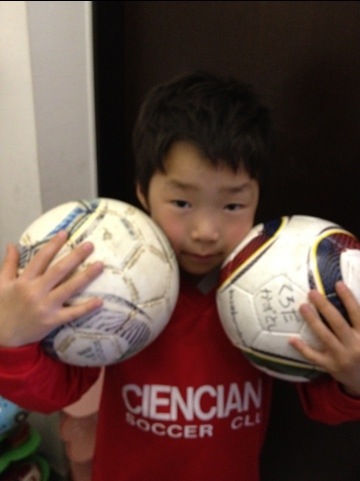 ボールを4号球に変えた