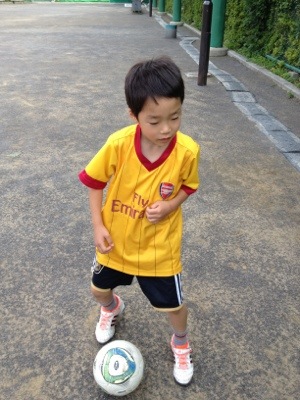 リフティングの練習