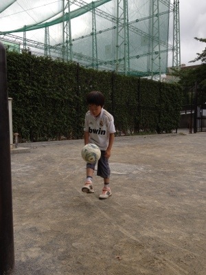 リフティング練習