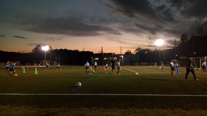 横浜FCアドヴァンスクラス・Sの練習