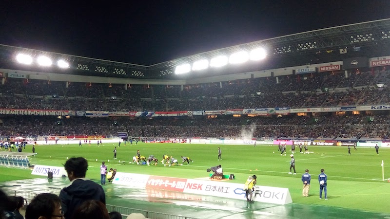 久々のスタジアム観戦