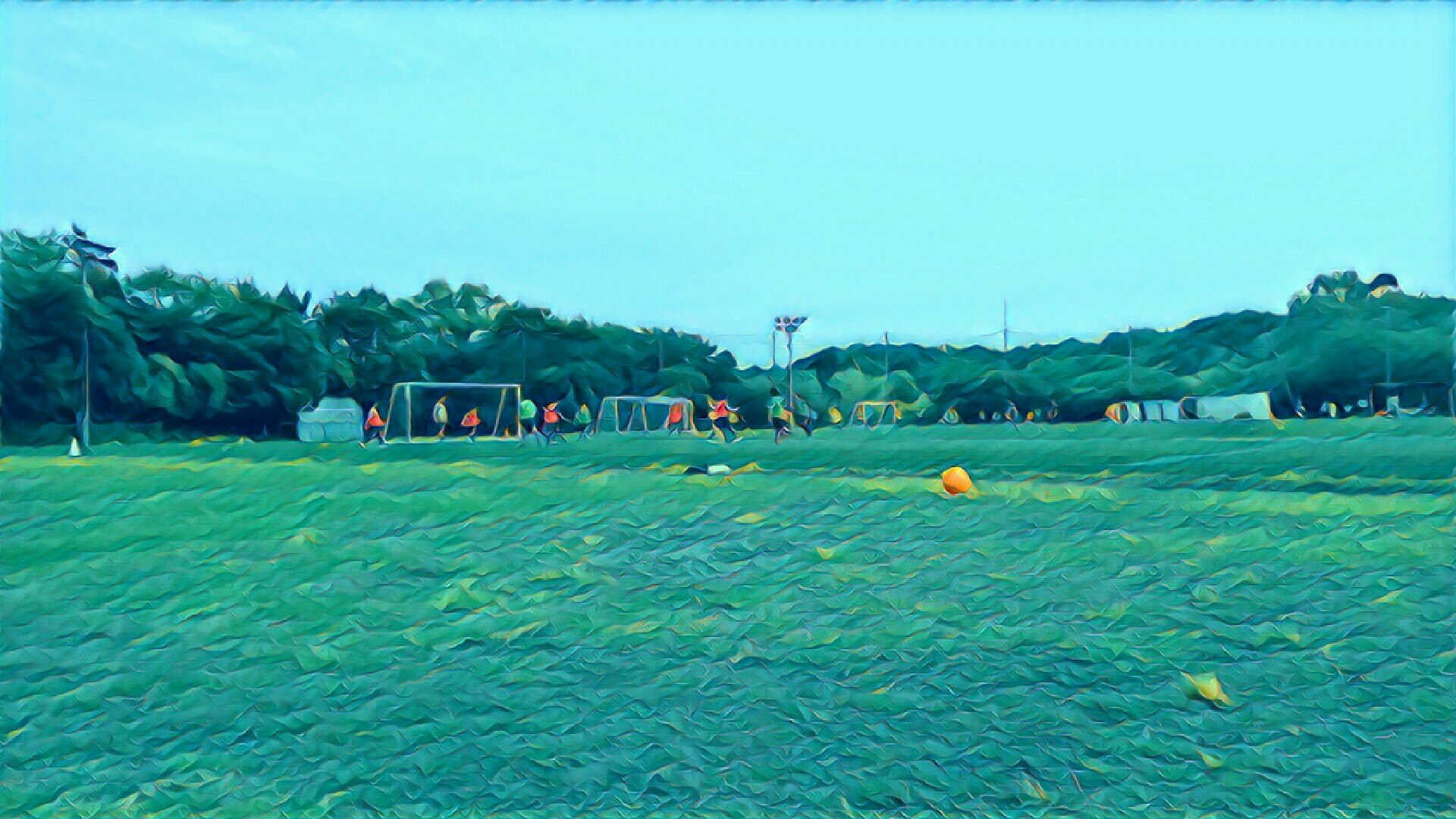 横浜FCの練習を観に行った