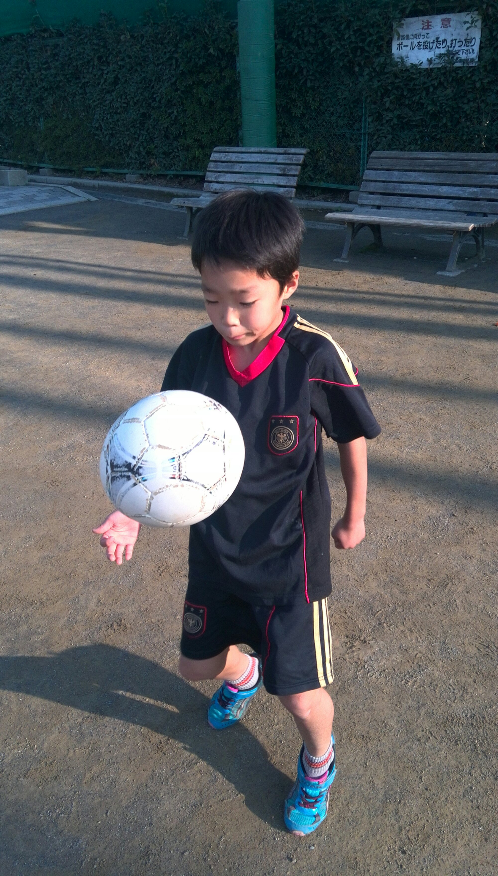 久々に二人で練習