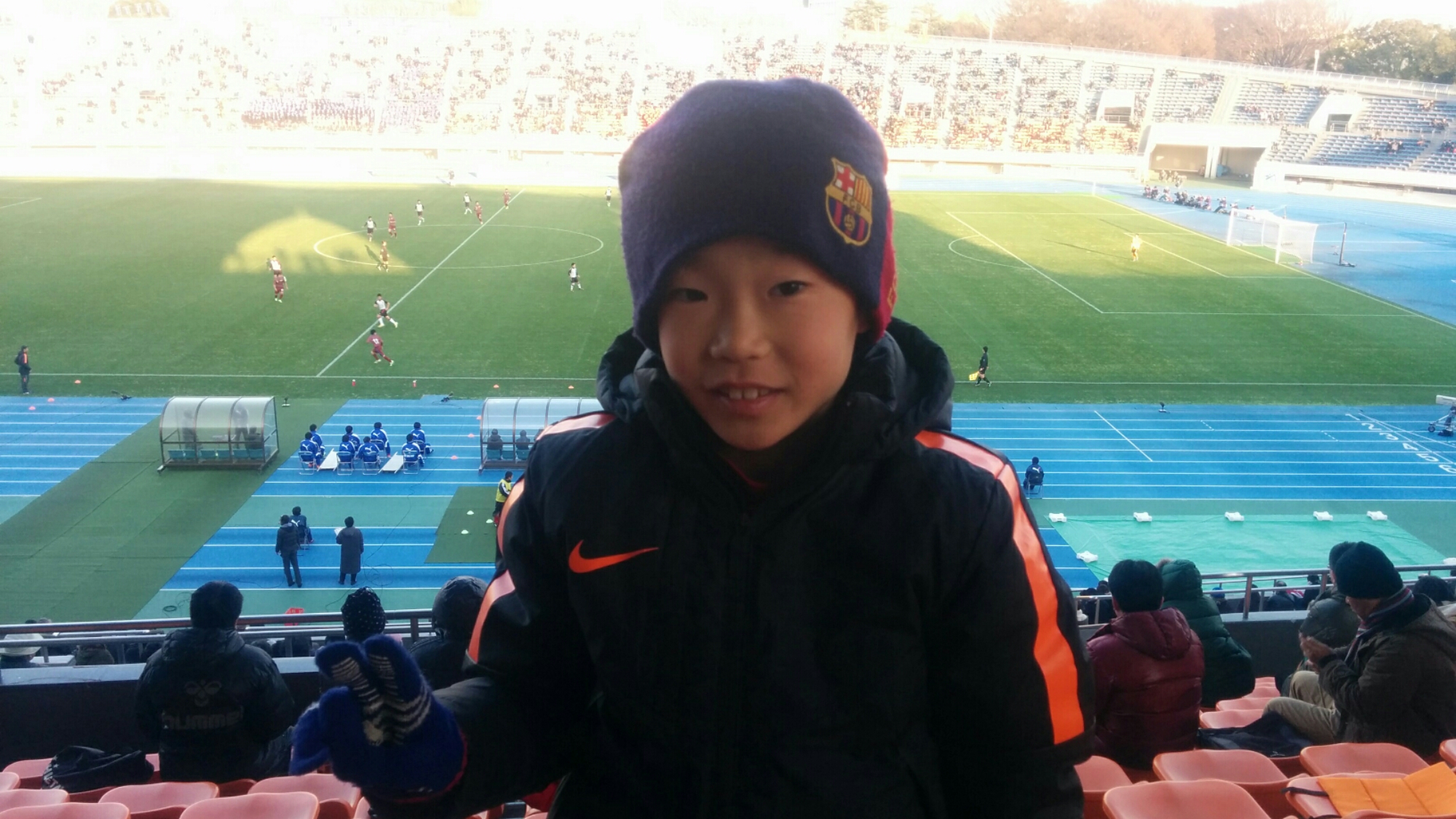 蹴り納め&高校サッカー