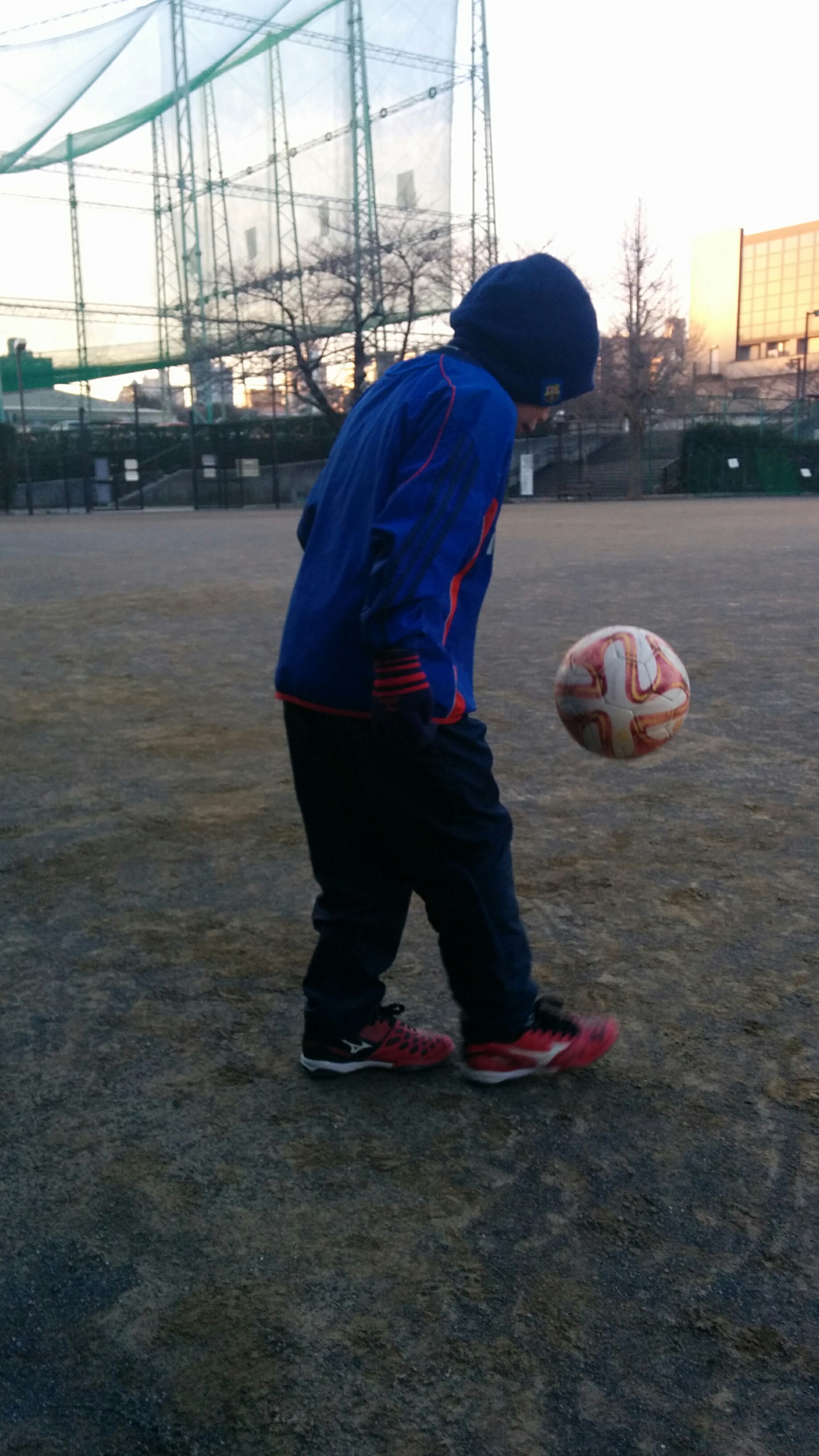 久しぶりの朝練